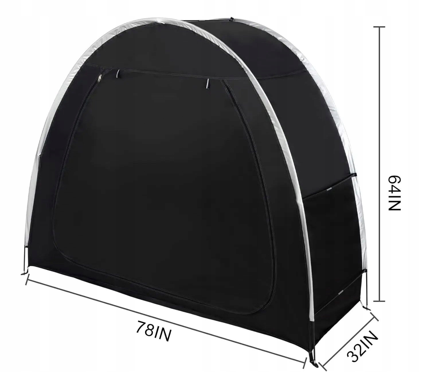 Namiot rowerowy całoroczny wodoodporny ogrodowy schowek na rower xxl - zdjęcie 7