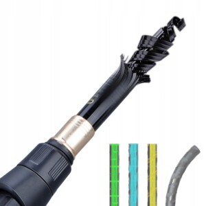 Wędka z włókna węglowego teleskopowa spinningowa 1.8m 7el mocna 8-25g - miniatura 4