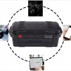 Pudełko skrzynka na amunicję wodoodporna abs taktyczna pianka 20x10x10cm - miniatura 9