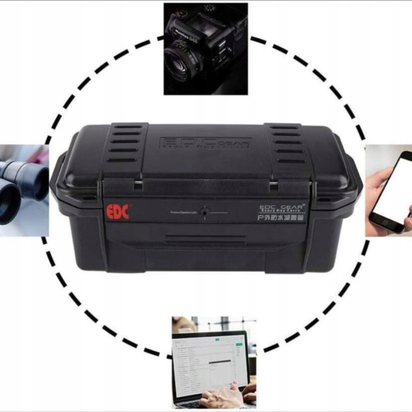 Pudełko skrzynka na amunicję wodoodporna abs taktyczna pianka 20x10x10cm - obrazek 9