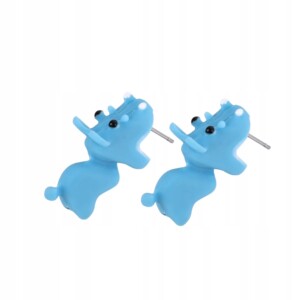 Kolczyki damskie 3d modele zwierząt pies piesek corgi biżuteria prezent - miniatura 4