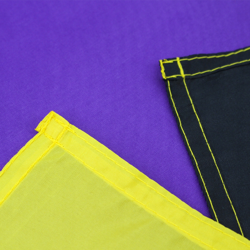 Flaga tęczowa lgbt duża 90x150cm niebinarność f1 - obrazek 7