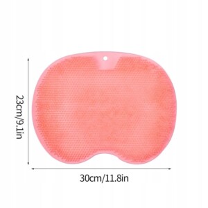 Silikonowy masażer pod prysznic myjka do mycia pleców nóg szczotka - miniatura 3