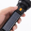 Latarka solarna ładowana słonecznie led powerbank 3 tryby kemping survival - miniatura 4