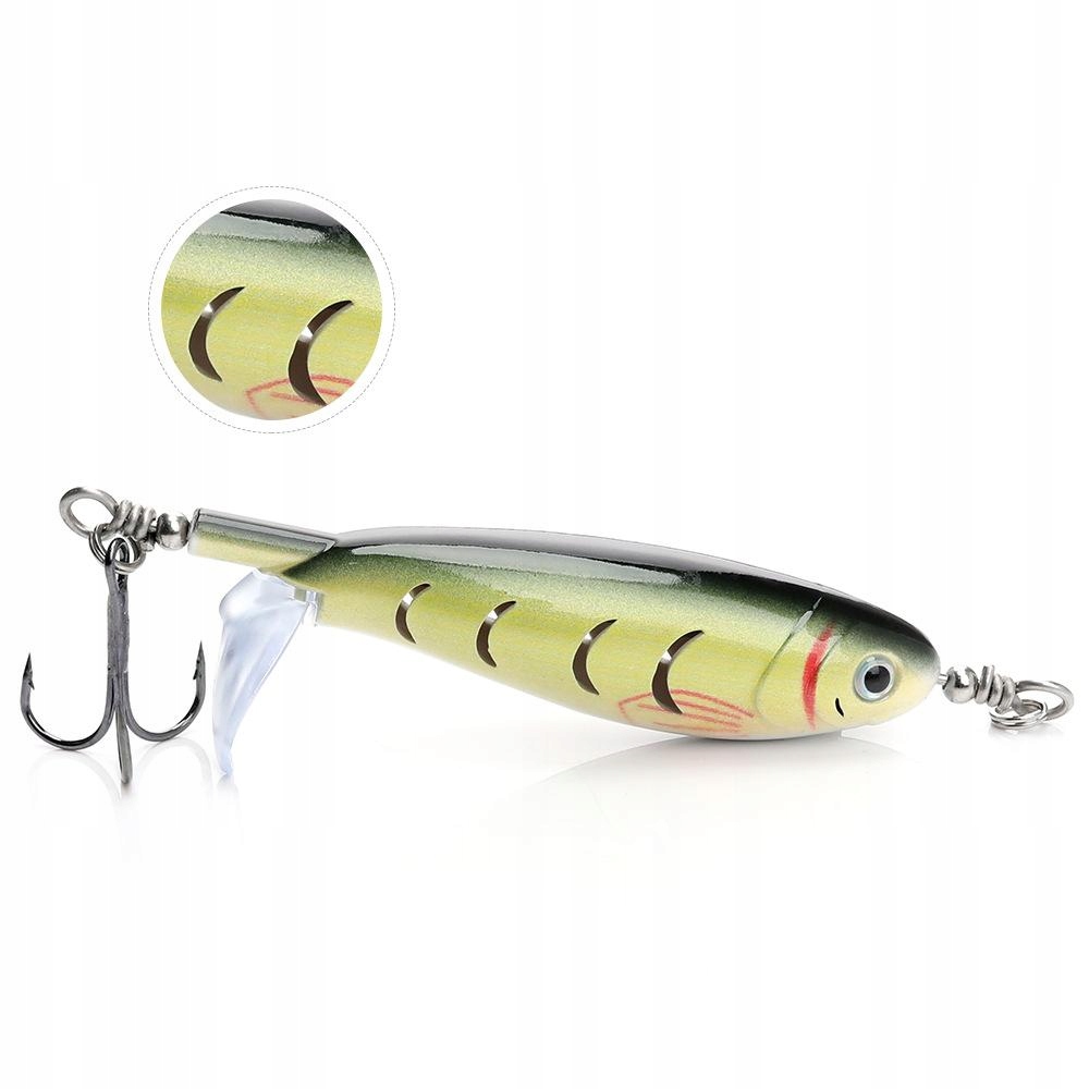 Wobler przynęta wędkarska szczupak sum popper flopper whopper pływa 8cm 8g - zdjęcie 4