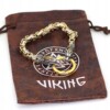 Bransoleta wikingów wilki nordycka amulet 316l 431 - miniatura 2