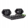 Montaż do lunety 25.4mm/30mm jednoczęściowy picatinny 20mm poziomica black - miniatura 9