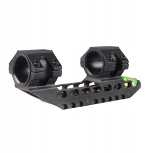Montaż do lunety 25.4mm/30mm jednoczęściowy picatinny 20mm poziomica black - miniatura 9