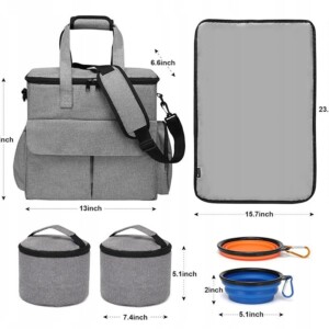 Torba podróżna dla zwierząt organizer dla psa kota na wycieczki komplet xxl - miniatura 7