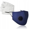 Komplet granatowa maska+ 3x filtr pm 2.5 - miniatura 1