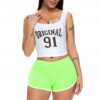 Szorty damskie sportowe wygodne spodenki zielone m - miniatura 3