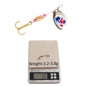 Zestaw 10 sztuk błystki blacha szczupak sandacz 2.5-4.5g +pudełko organizer - miniatura 10
