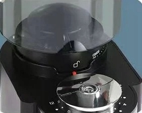 Elektryczny młynek do mielenia kawy żarnowy 180w automatyczny +34 poziomy - miniatura 4