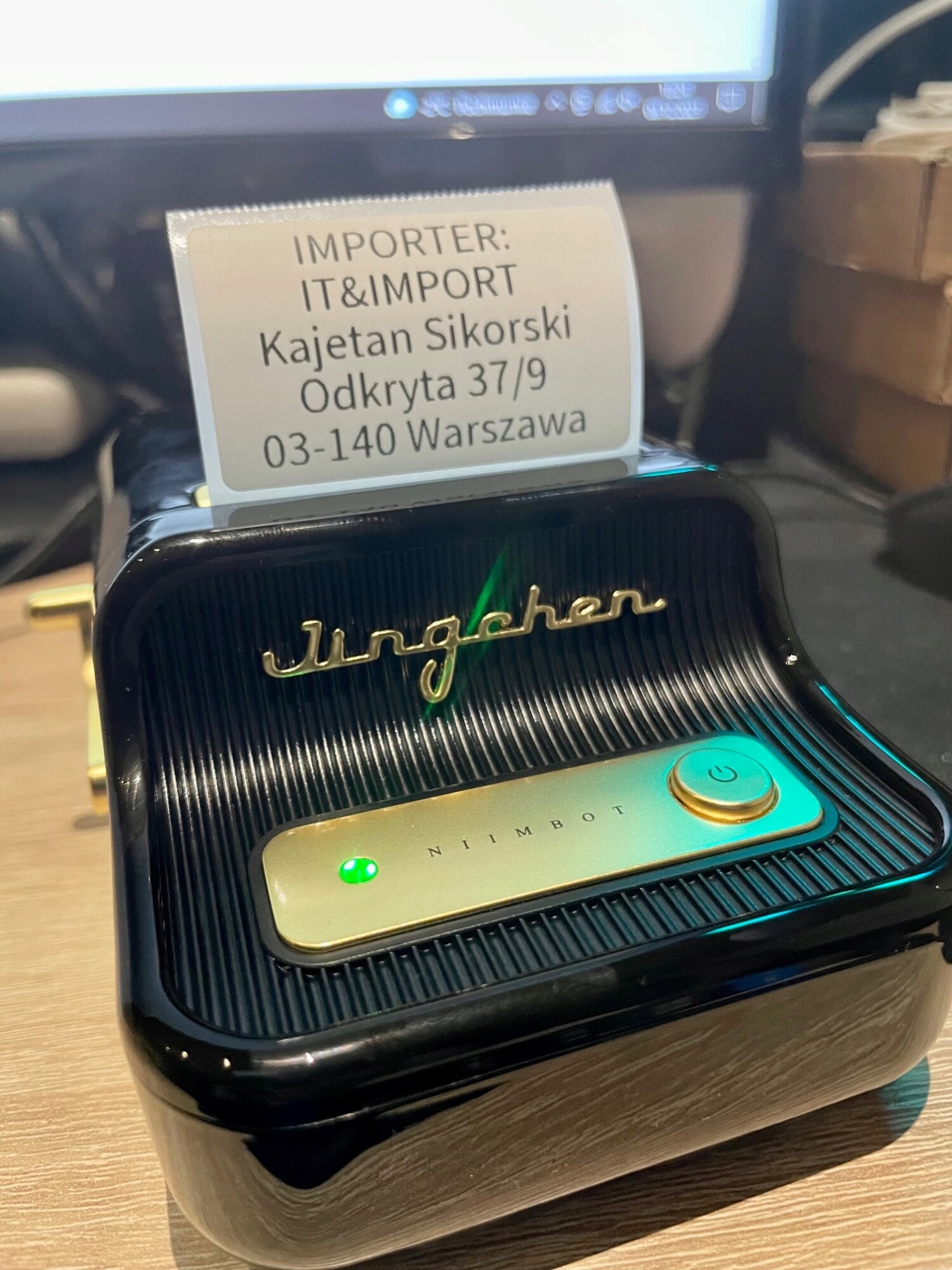 Niimbot b21 drukarka termiczna naklejki bluetooth - zdjęcie 7