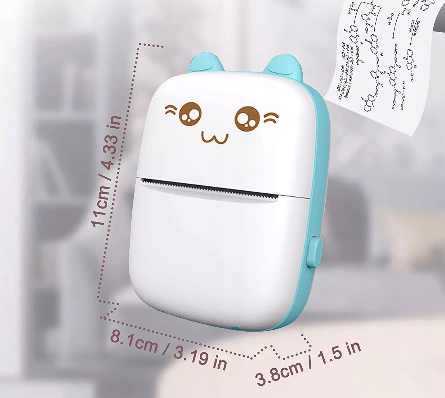 Mini drukarka termiczna dzieci kot zdjęcia notatki - obrazek 12