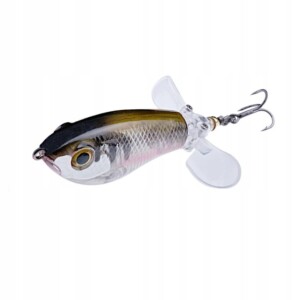 Wobler przynęta wędkarska szczupak sum popper flopper whopper obrotowy 9g - miniatura 6