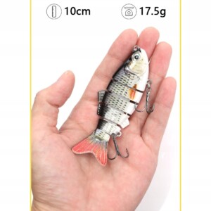 Zestaw 3szt woblerów szczupaka sandacza przynęt pudełko łamane 8.4cm 11,2g - miniatura 9