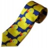 Szeroki krawat w kaczuszki kaczki standardowy himym wielokolorowy - miniatura 2