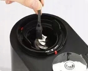 Elektryczny młynek do mielenia kawy żarnowy 180w automatyczny +34 poziomy - miniatura 5