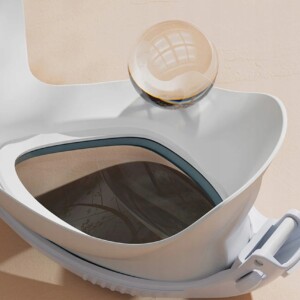 Okulary pływackie gogle do pływania wbudowane zatyczki do uszu białe uv - miniatura 10