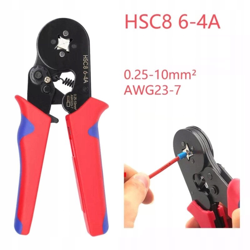 Zaciskarka do tulejek konektorów tulejki konektory końcówek 1200 - obrazek 11