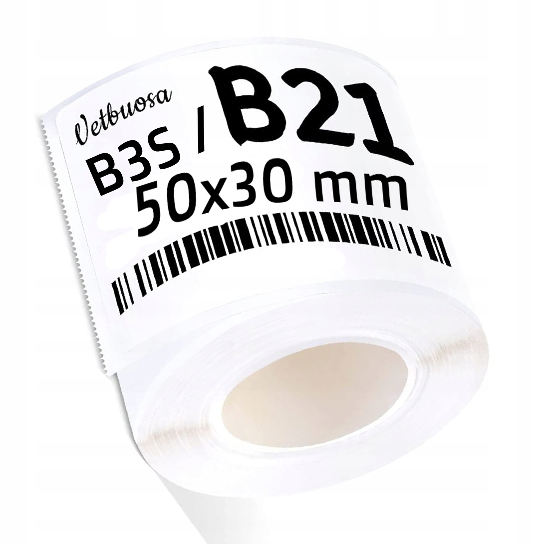 Niimbot b21 b3s etykiety naklejki 50*30mm 230szt