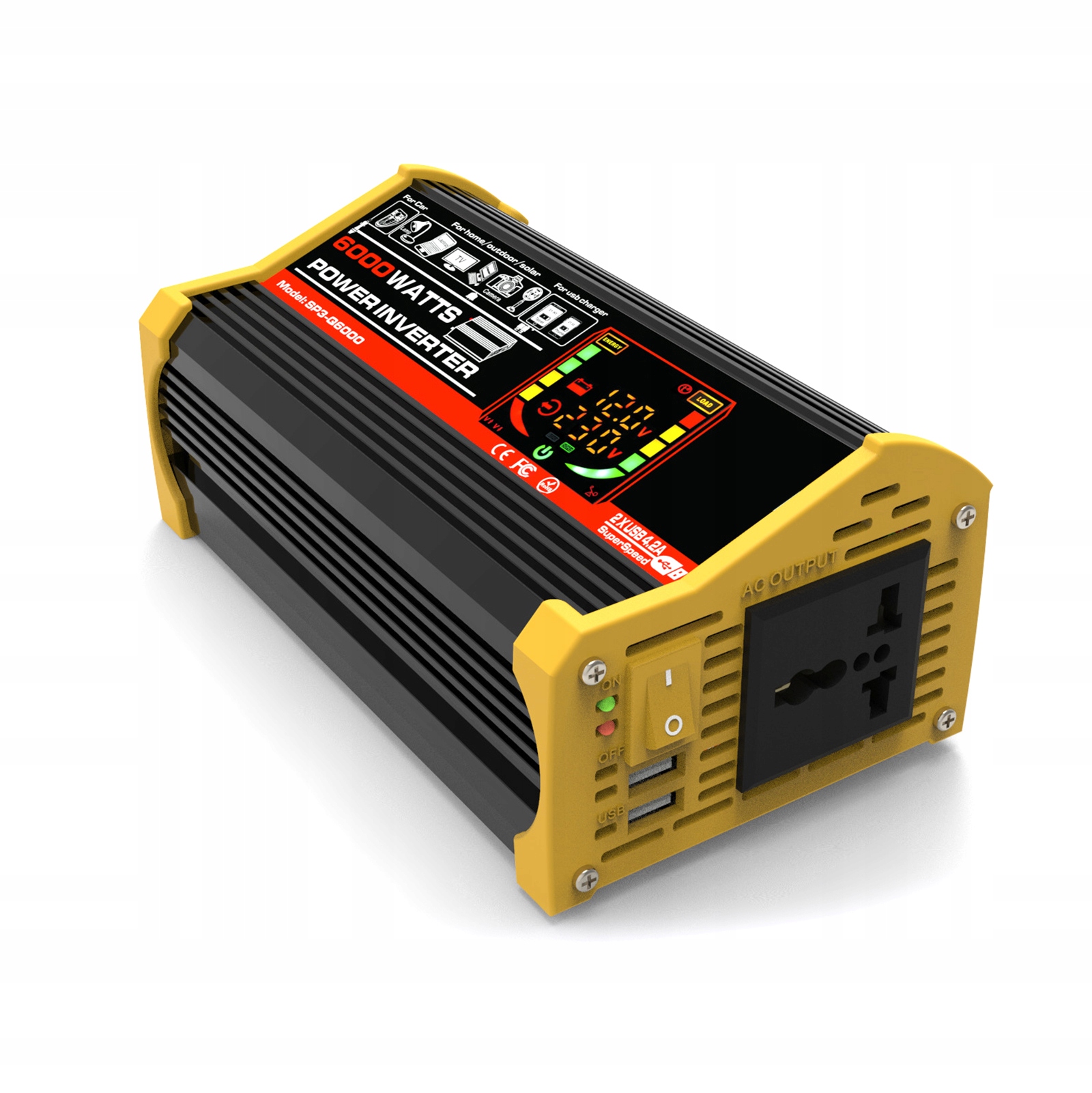 Zestaw solar falownik panel przetwornica 6000w 220 - obrazek 4