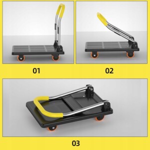 Wózek transportowy platformowy magazynowy xl 250kg - miniatura 3