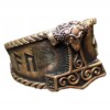 Pierścień sygnet wikingów młot thora mjolnir 146 - miniatura 1