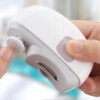 Elektryczny obcinacz do paznokci turystyczny frezarka polerka usb biała - miniatura 5