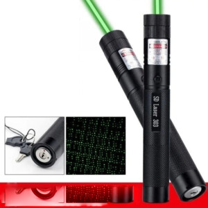 Laser mocny zielony +ładowarka +bateria +kluczyki zasięg do 10km - miniatura 3