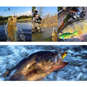 Zestaw woblerów akcesoriów na szczupaka sandacz okoń przynęty 122szt +pudło - miniatura 3