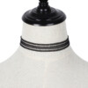Choker koronkowy haft czarny naszyjnik gothic ch09 - miniatura 3