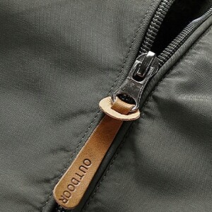 Kurtka męska przeciwdesczowa softshell khaki wodoodporna wiatrówka roz. xxl - miniatura 7