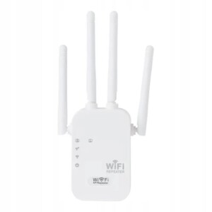 Repeater wzmacniacz sygnału wifi 300mb/s aż 4 anteny router acces point - miniatura 3
