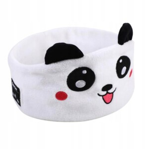 Opaska na oczy do spania słuchawki bluetooth panda