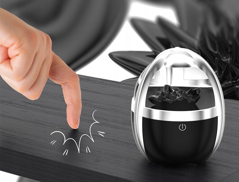 Głośnik bluetooth ferrofluid efekt wizualny magnetyczny bt5.0 +stojak - zdjęcie 4