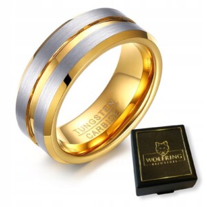 Obrączka pierścień z wolframu wolfring eu25 us11 - miniatura 1