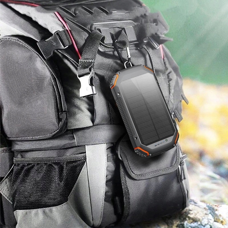 Power bank solarny 20000mah 22,5w panele słoneczne - obrazek 8