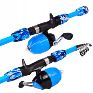 Zestaw wędkarski dla dzieci zabaka wędka 1.5m 38 elementów proberos prezent - miniatura 5