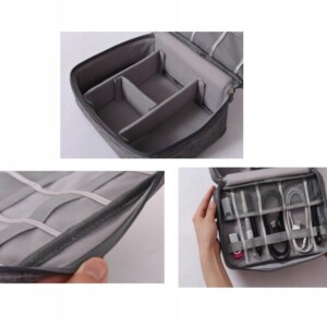 Organizer torba na kable karty dyski ładowarki usb - miniatura 5