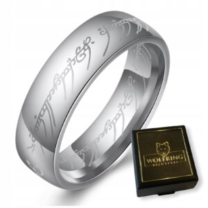 Pierścień władca z wolframu wolfring eu22 us10 - miniatura 1