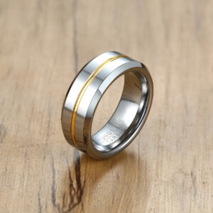 Pierścień obrączka z wolframu wolfring eu19 us09 - miniatura 9