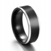Obrączka pierścionek wolfram wolfring eu19 us9 - miniatura 3