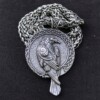 Naszyjnik wikingów kruk huginn i muninn nordic 135 - miniatura 2