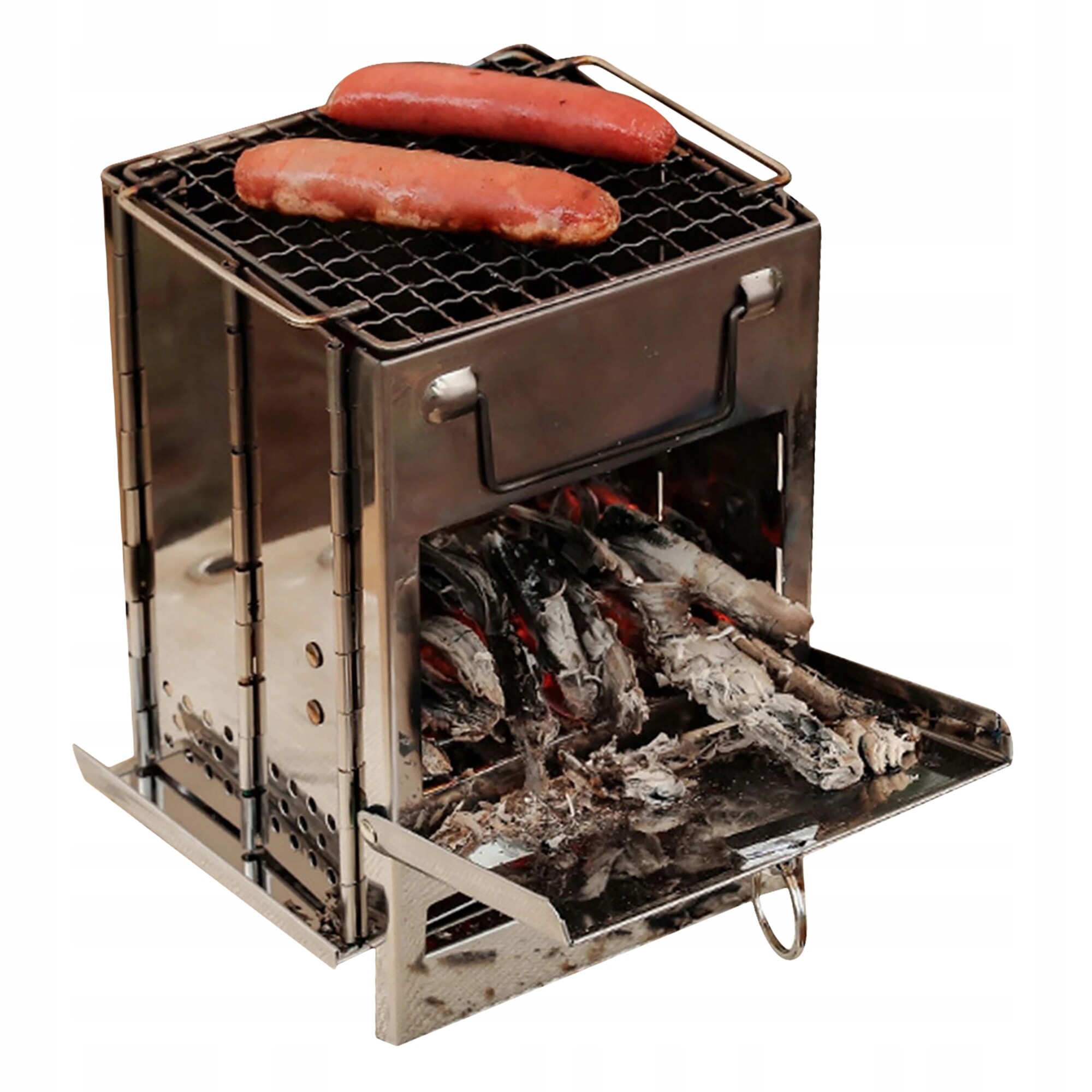Kuchenka turystyczna składana do torby grill piecyk mały poręczny przenośny - obrazek 3