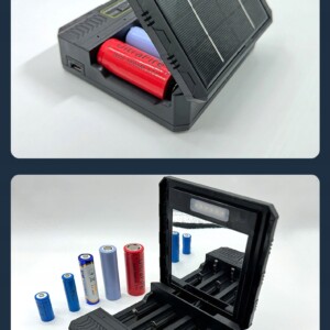 Ładowarka słoneczna solarna do akumulatorków uniwersalna powerbank latarka - miniatura 6