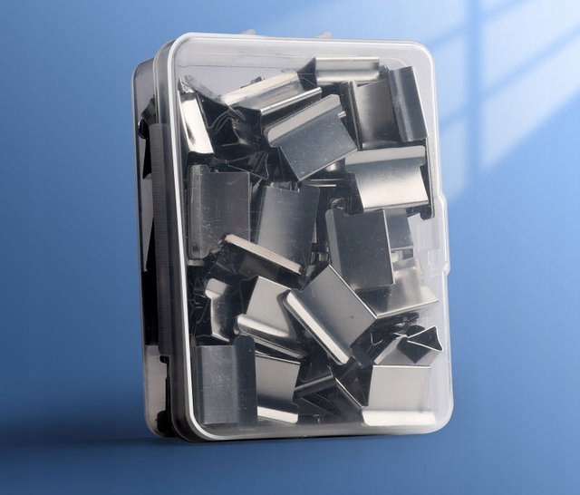 Klipsy do dokumentów urządzenie + 50 klipsów biuro - obrazek 8