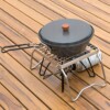 Podstawka pod kuchenkę turystyczną palnik ognisko na garnki do gotowania - miniatura 9