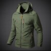 Kurtka męska przeciwdesczowa softshell khaki wodoodporna wiatrówka roz. xxl - miniatura 4
